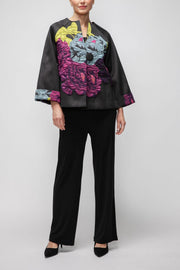 IC COLLECTION Jacket - 7395J - BLACK