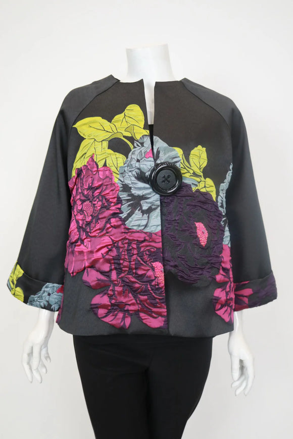 IC COLLECTION Jacket - 7395J - BLACK
