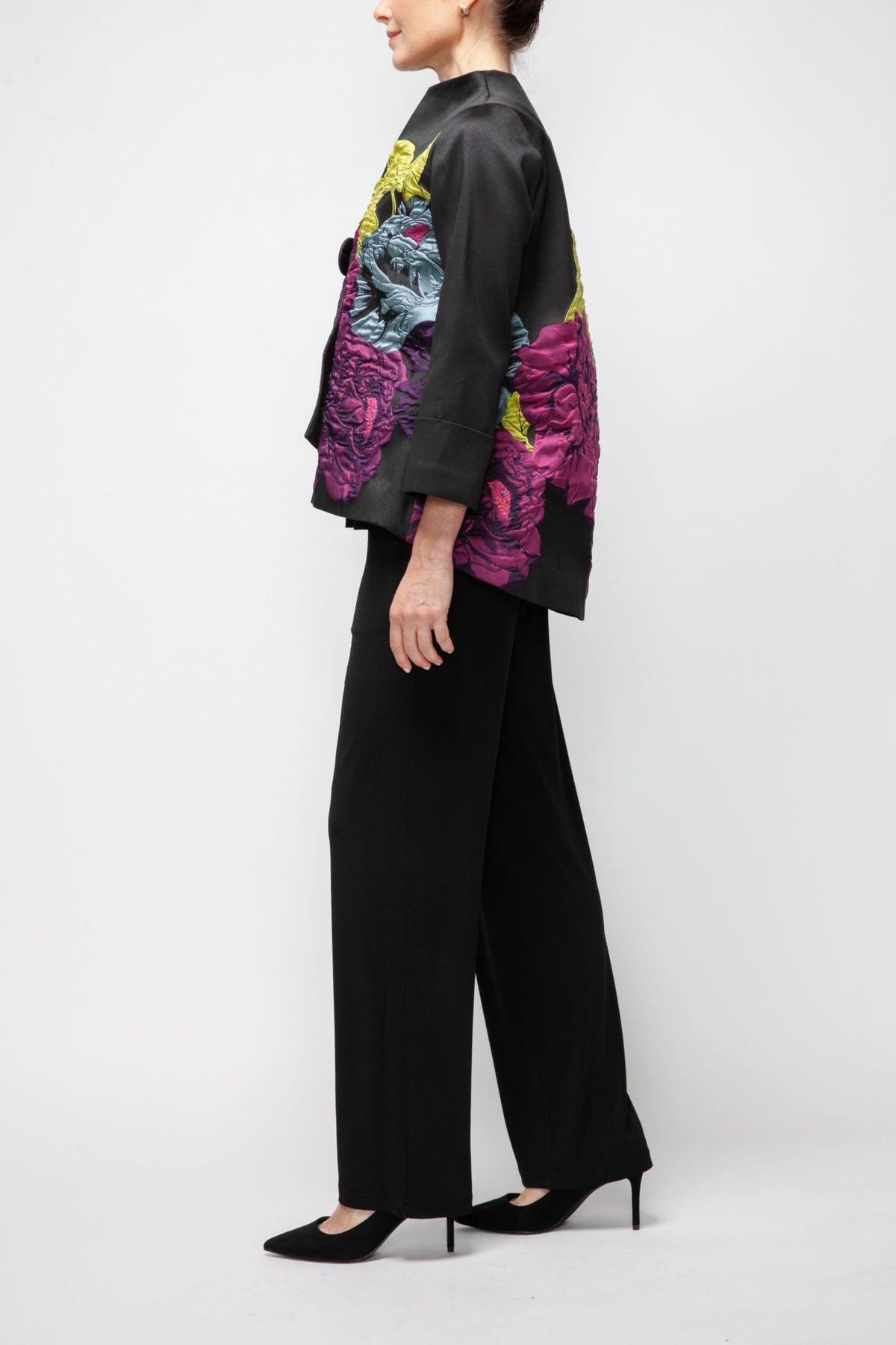 IC COLLECTION Jacket - 7398J - BLACK