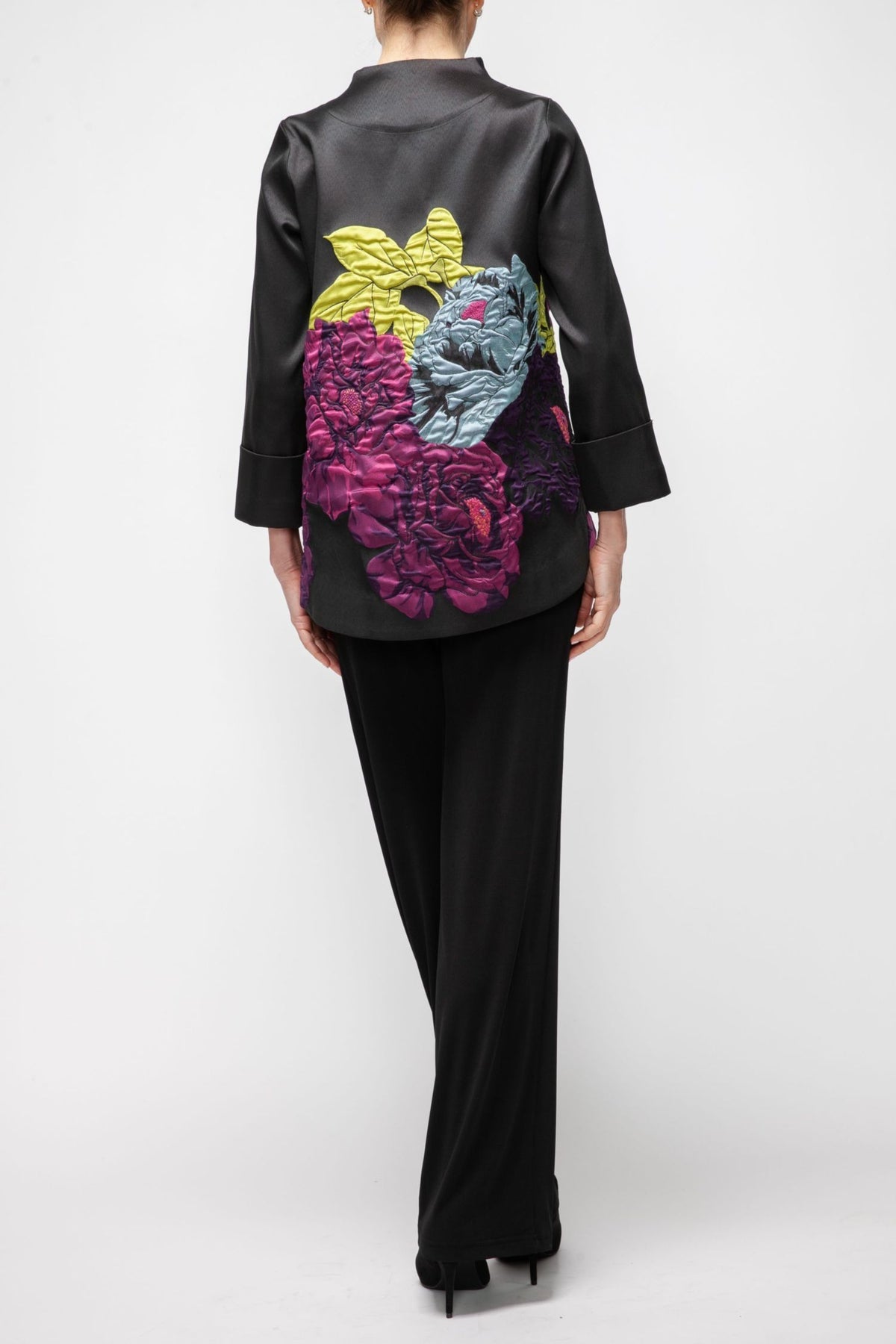 IC COLLECTION Jacket - 7398J - BLACK