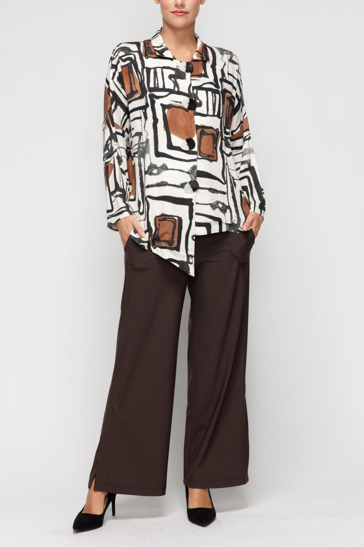 IC COLLECTION Blouse - 7411B - IVORY