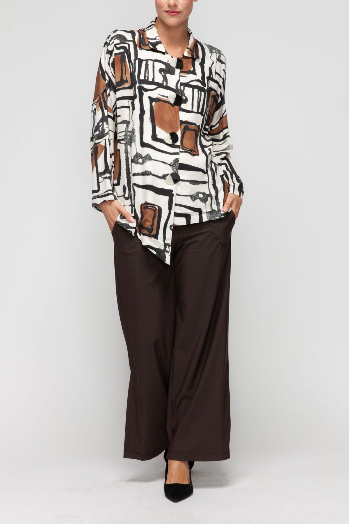 IC COLLECTION Blouse - 7411B - IVORY