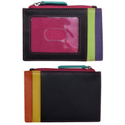 ili New York - ZIP I.D. CARD CASE - 7416 - Black Brights