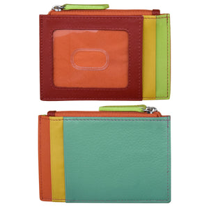 ili New York - ZIP I.D. CARD CASE - 7416 - Citrus Combo
