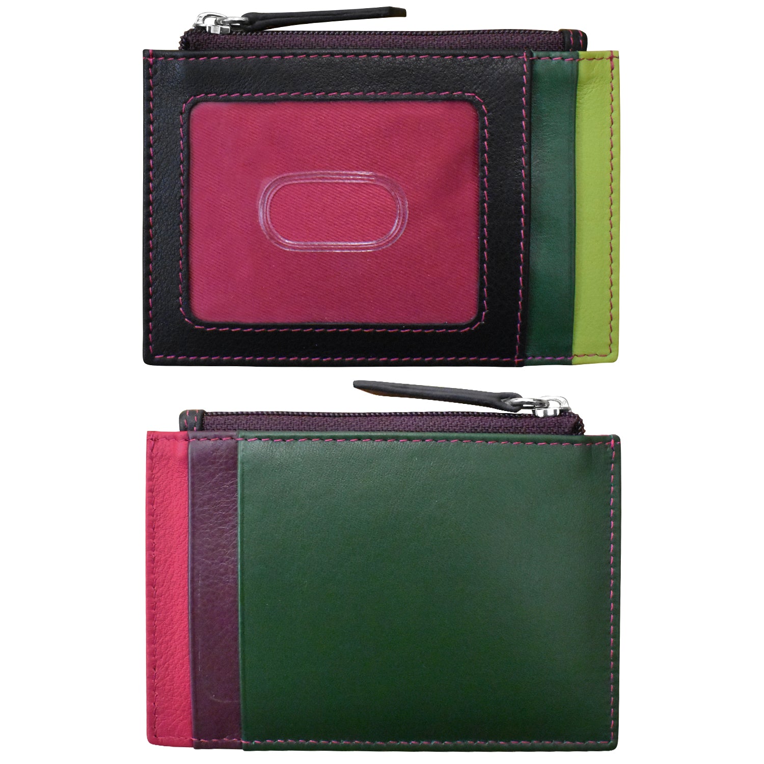 ili New York - ZIP I.D. CARD CASE - 7416 - Forest Multi