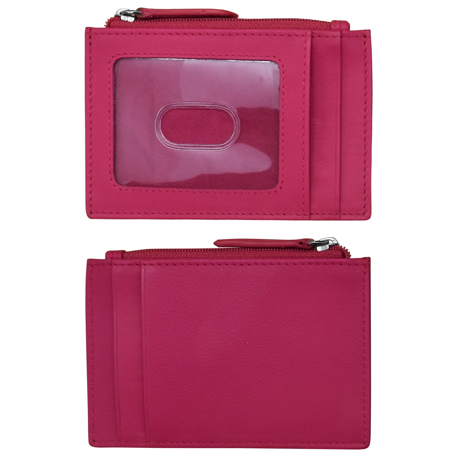 ili New York - ZIP I.D. CARD CASE - 7416 - Indian Pink