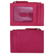 ili New York - ZIP I.D. CARD CASE - 7416 - Indian Pink