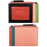 ili New York - ZIP I.D. CARD CASE - 7416 - Peach Multi