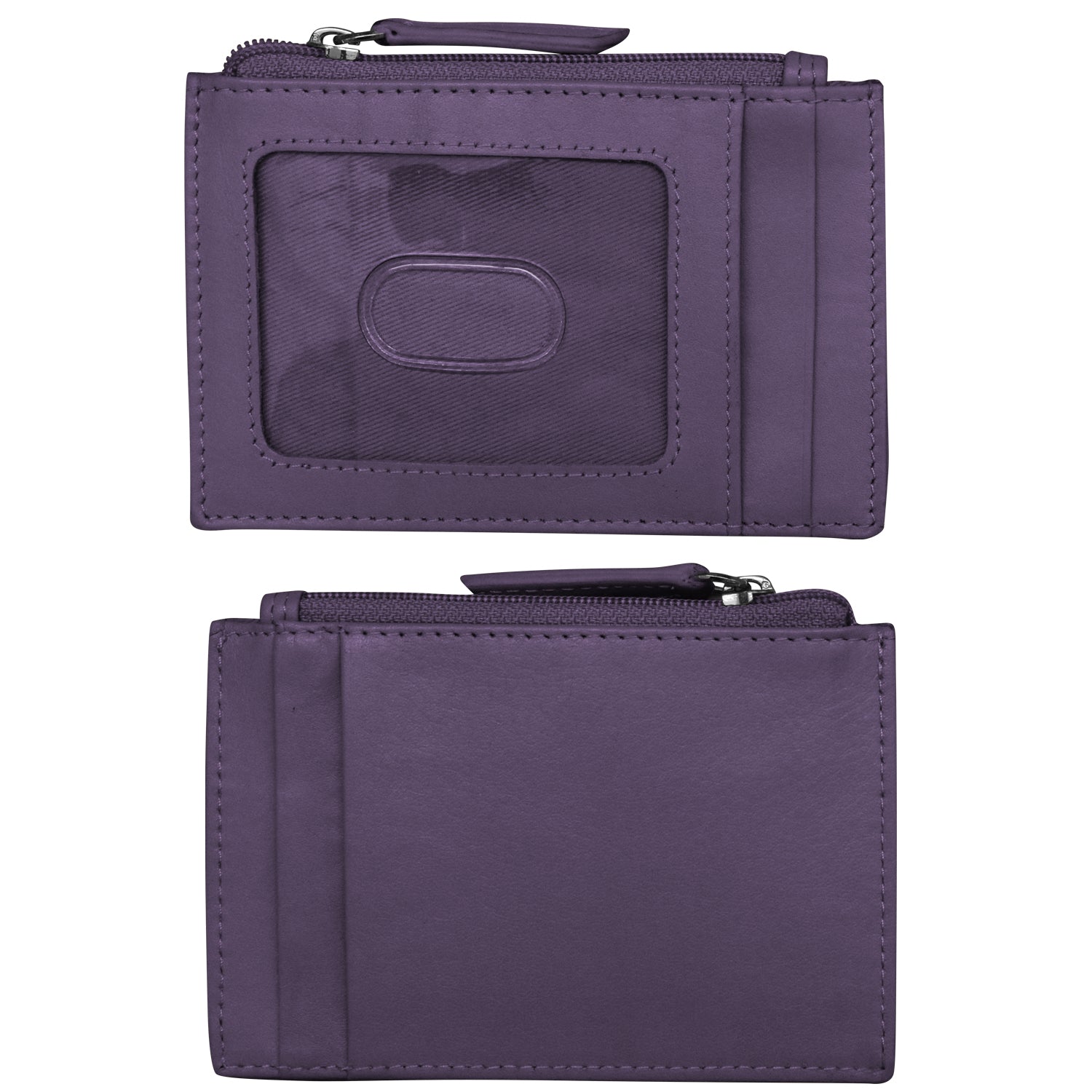 ili New York - ZIP I.D. CARD CASE - 7416 - Purple