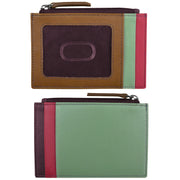 ili New York - ZIP I.D. CARD CASE - 7416 - Sage Multi