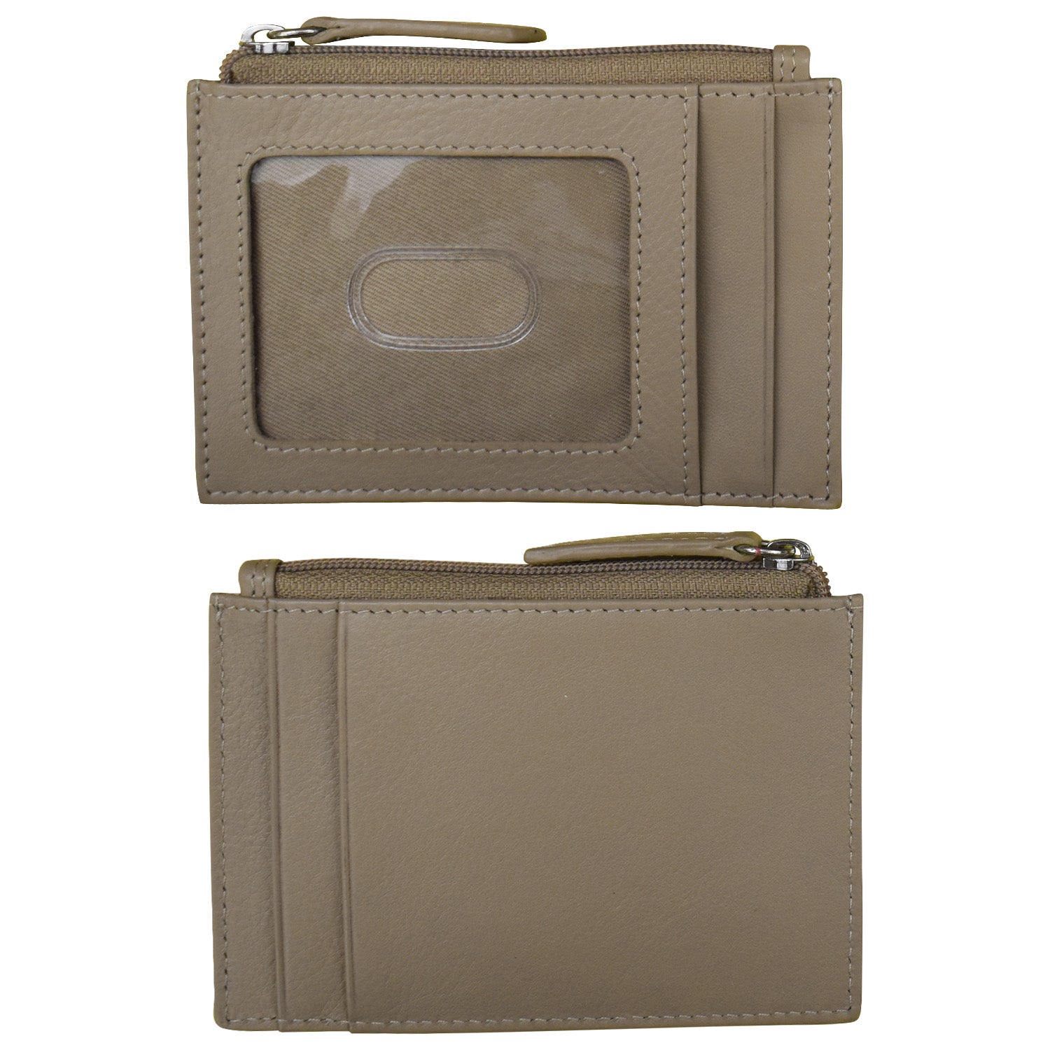 ili New York - ZIP I.D. CARD CASE - 7416 - Taupe