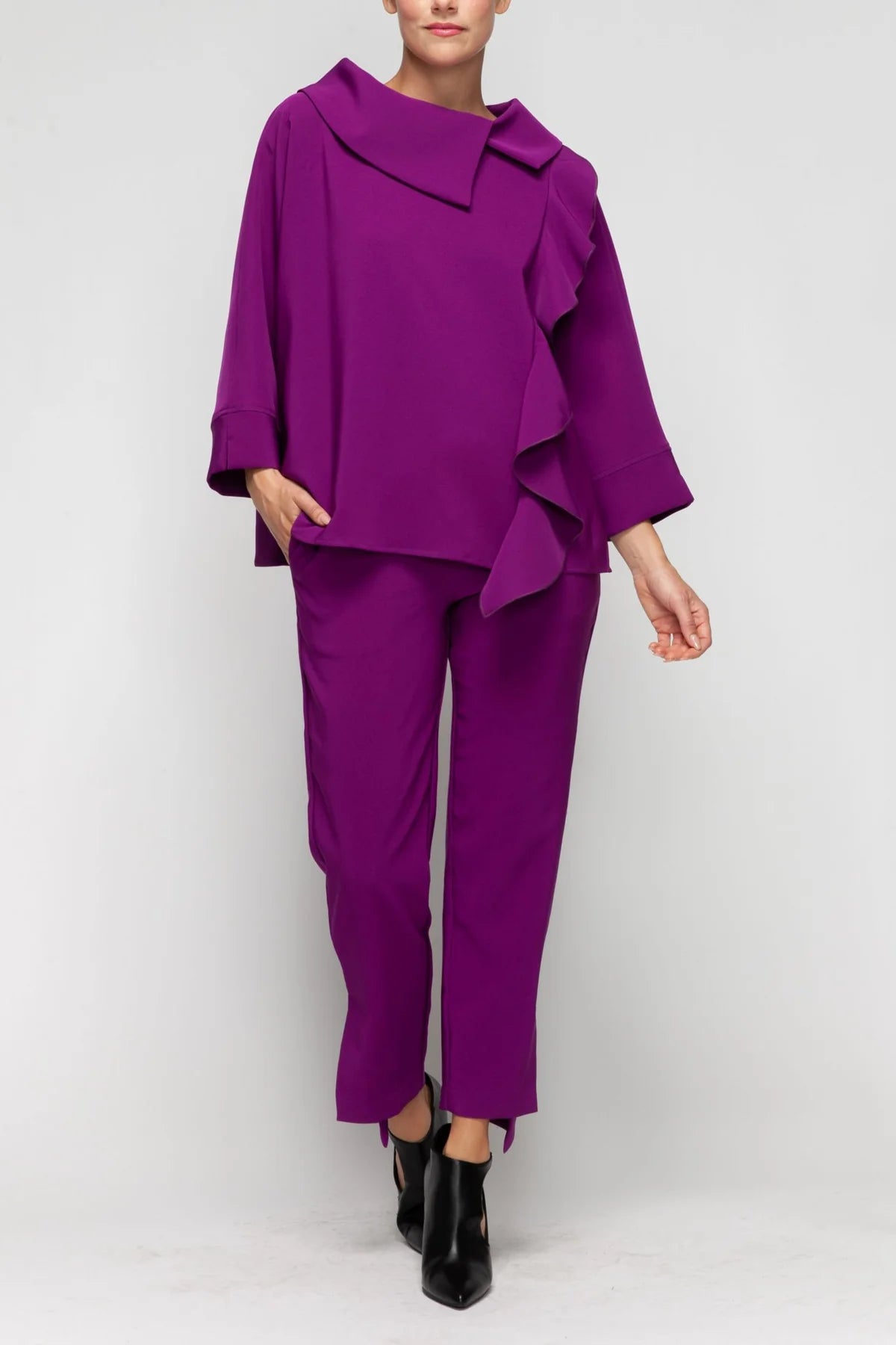 IC COLLECTION Top - 7417T - MAGENTA