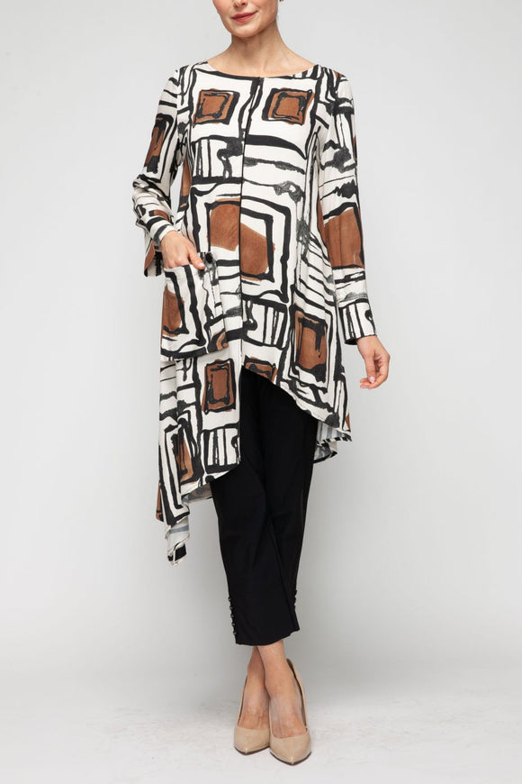 IC COLLECTION Top - 7418T - IVORY