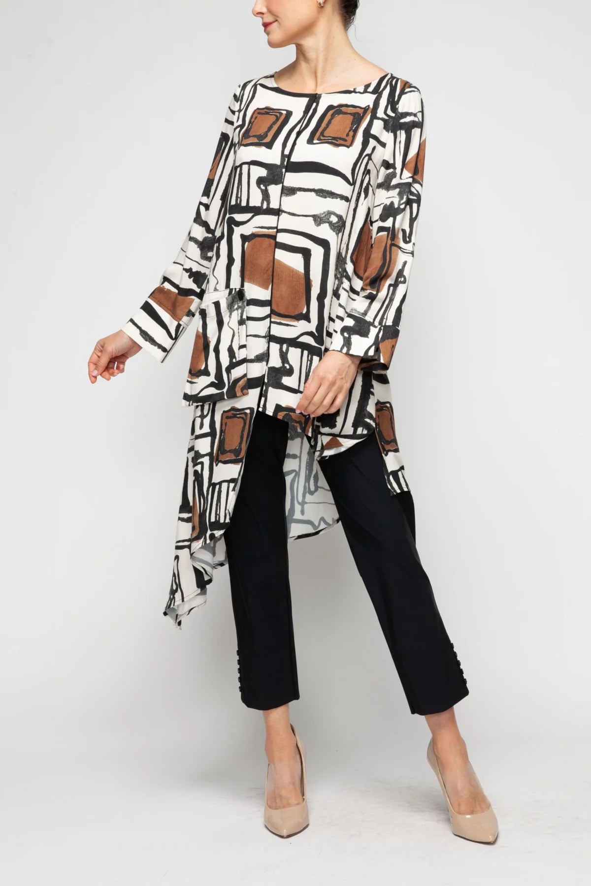 IC COLLECTION Top - 7418T - IVORY