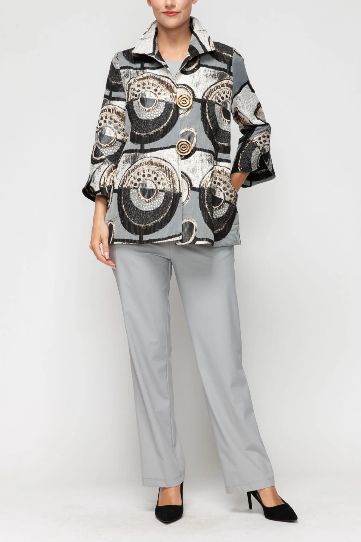 IC COLLECTION Jacket - 7446J - GOLD