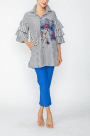 IC COLLECTION Blouse - 7448B - Black