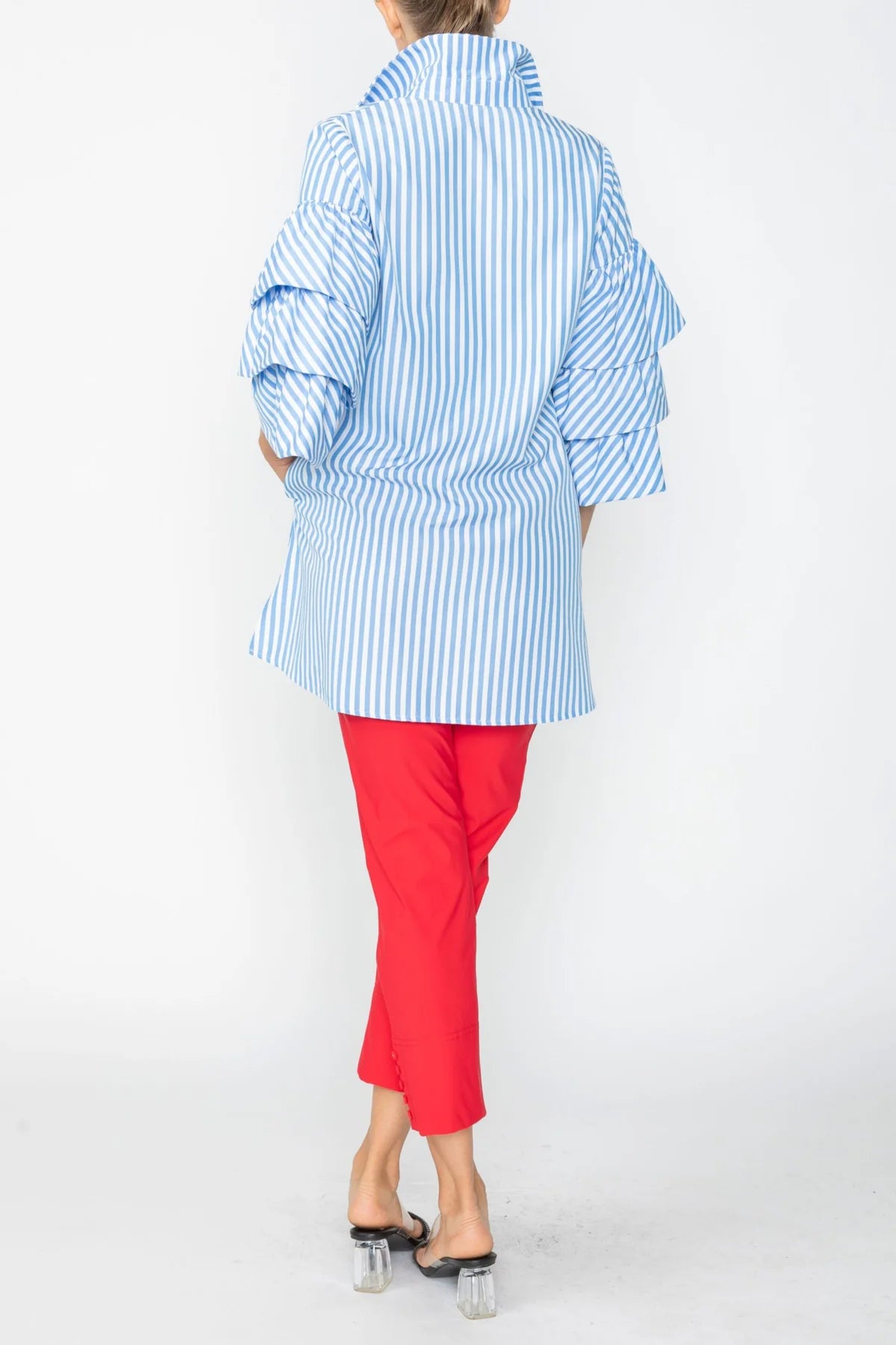 IC COLLECTION Blouse - 7448B - Blue