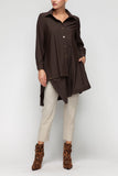 IC COLLECTION Blouse - 7513B - BROWN
