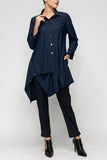 IC COLLECTION Blouse - 7513B - NAVY