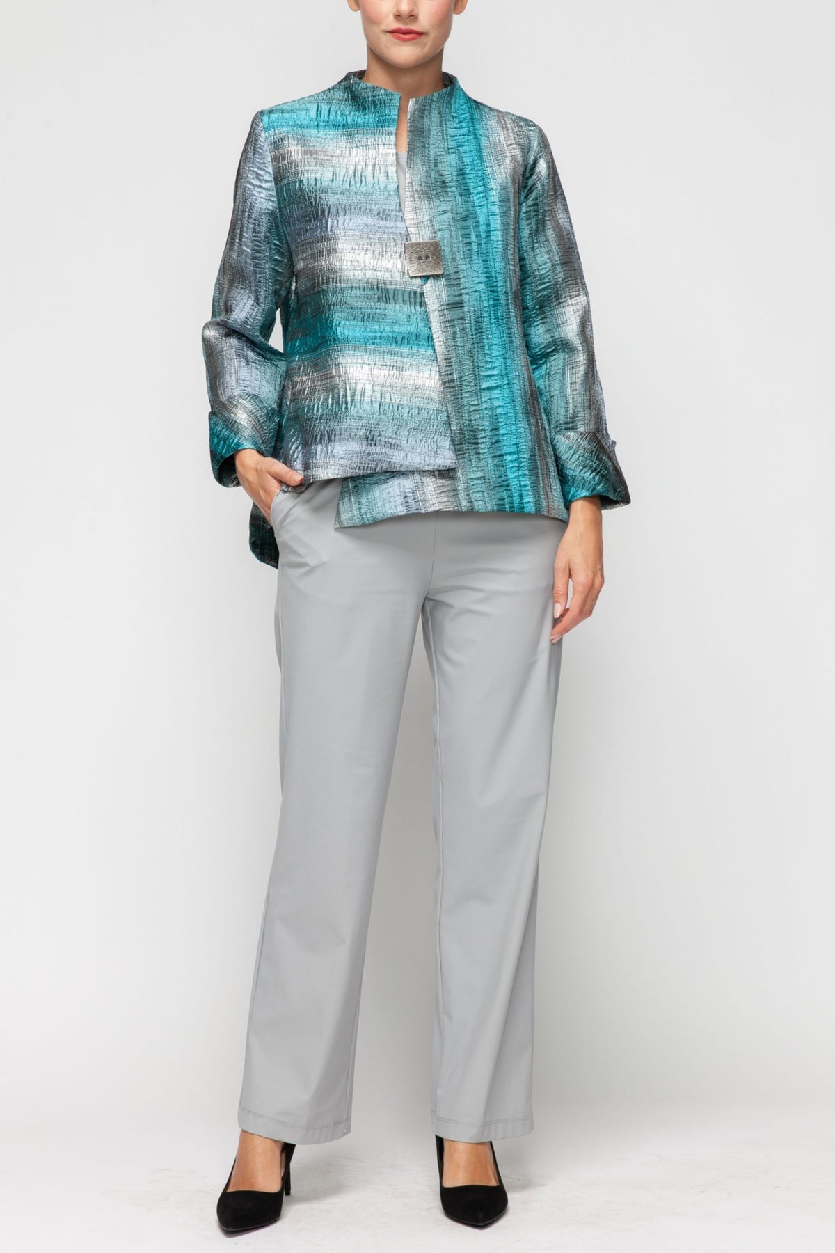 IC COLLECTION Jacket - 7518J - BLUE