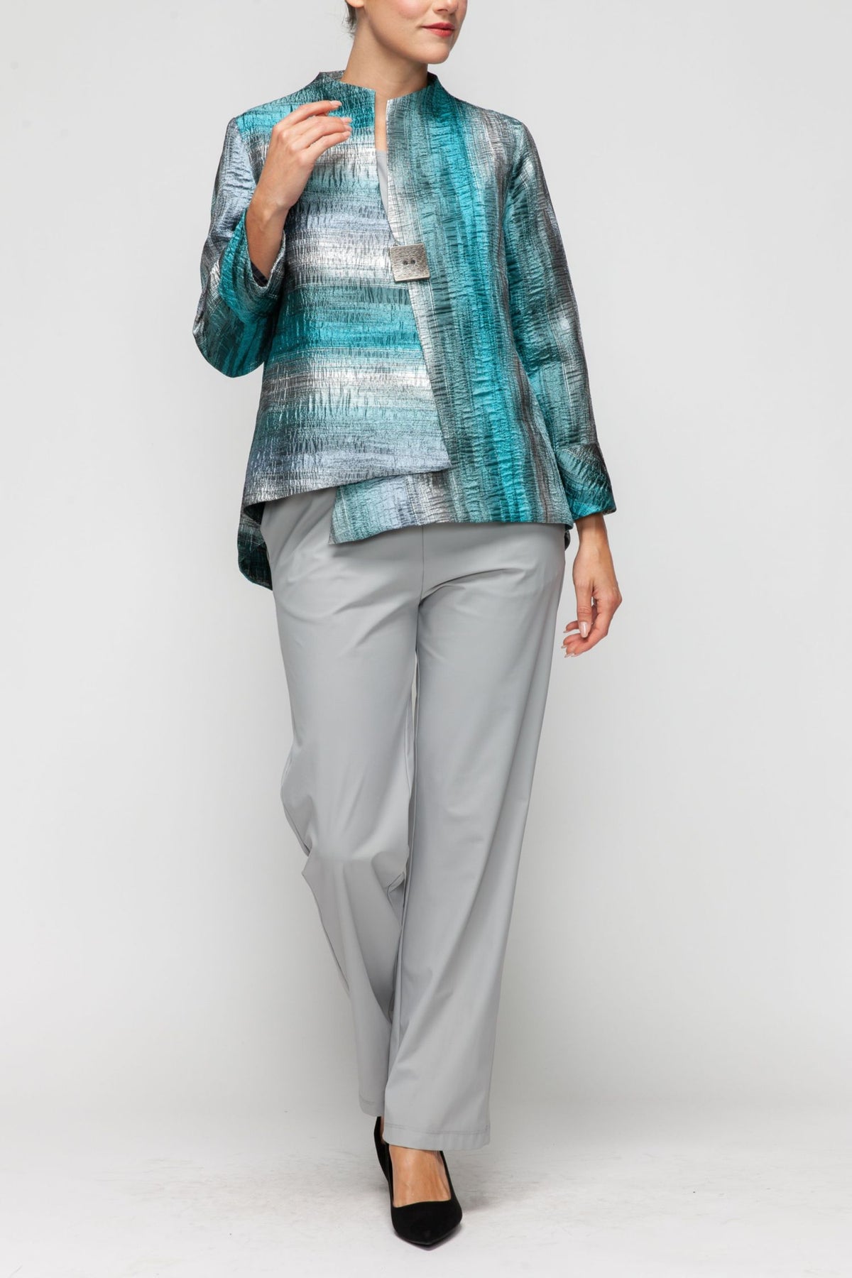 IC COLLECTION Jacket - 7518J - BLUE