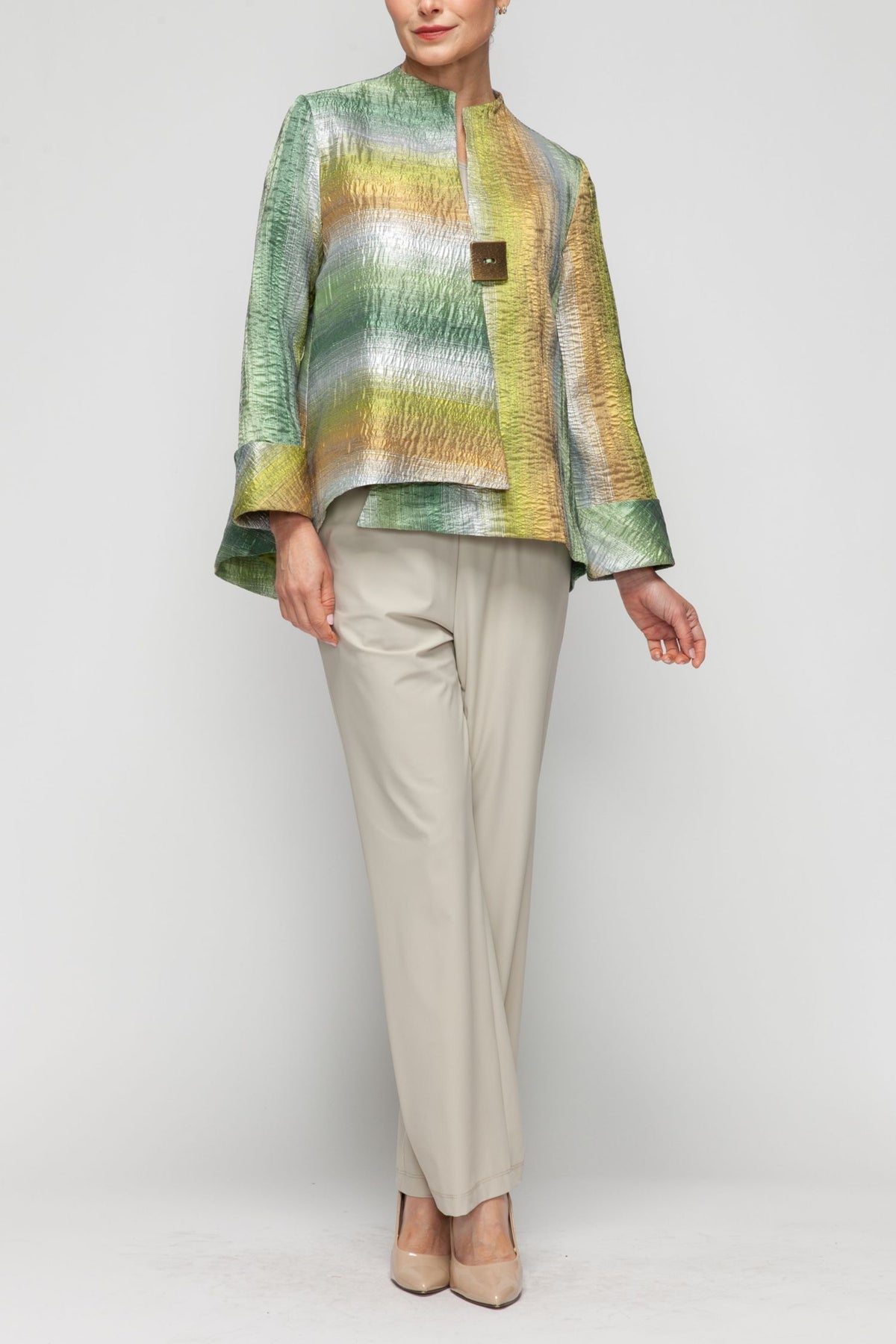 IC COLLECTION Jacket - 7518J - GREEN