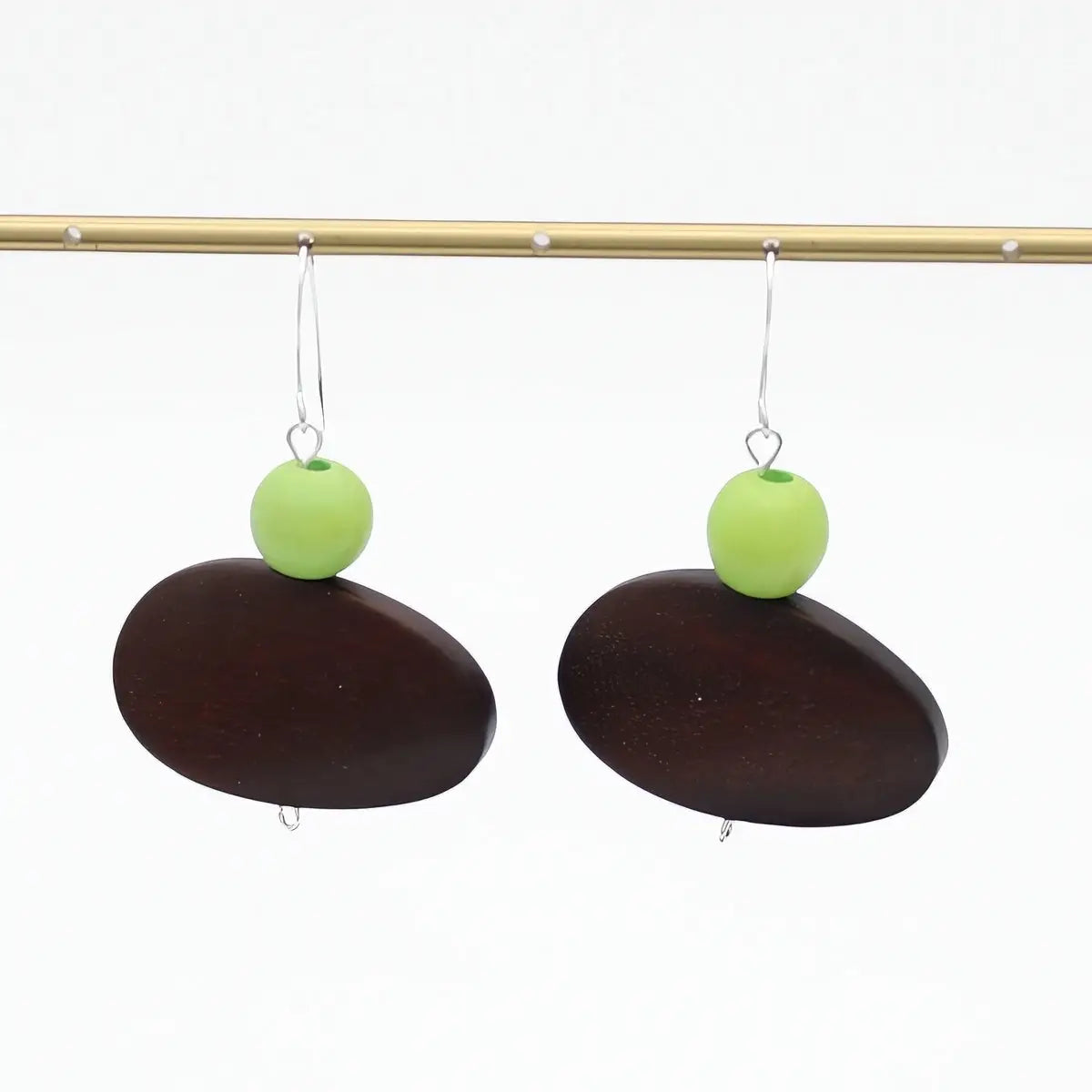 SYLCA Modern Meadow Earrings - SD26E11 - BROWN
