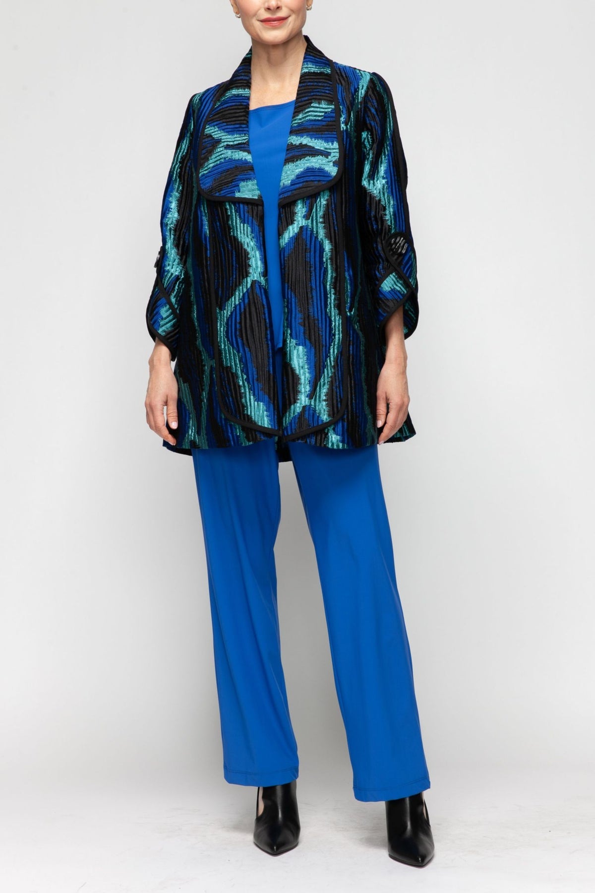 IC COLLECTION Jacket - 7523J - BLUE