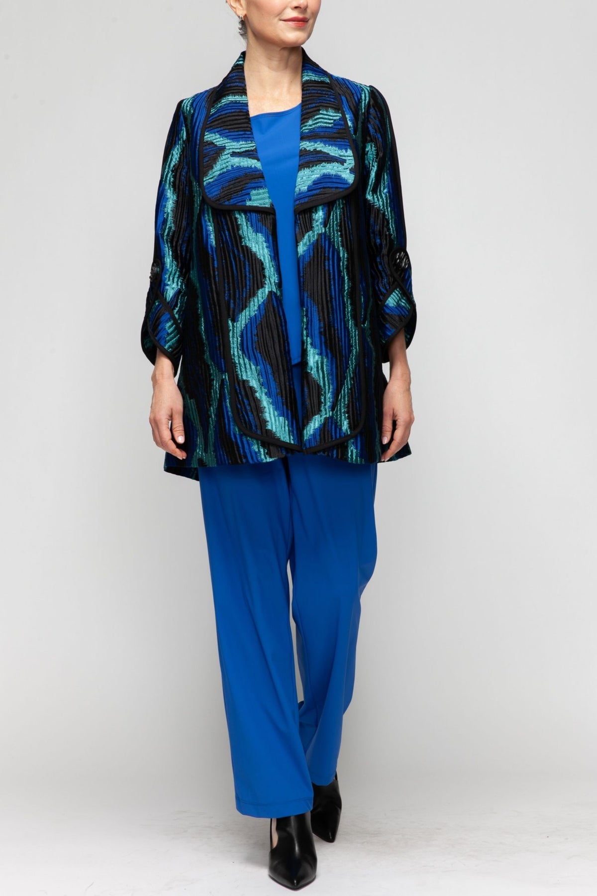IC COLLECTION Jacket - 7523J - BLUE