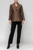 IC COLLECTION Jacket - 7525J - BROWN