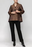 IC COLLECTION Jacket - 7525J - BROWN