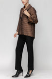 IC COLLECTION Jacket - 7525J - BROWN