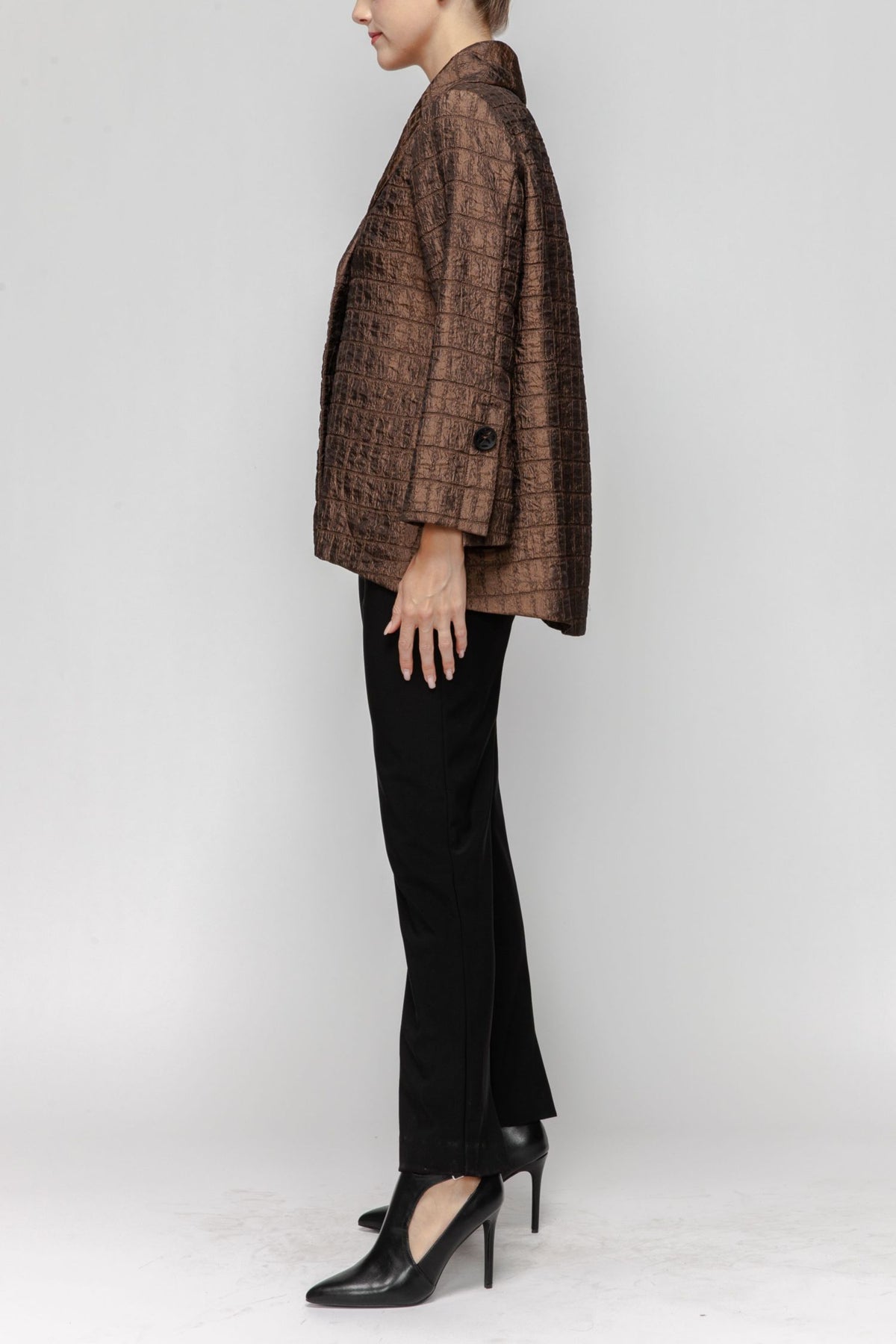 IC COLLECTION Jacket - 7525J - BROWN