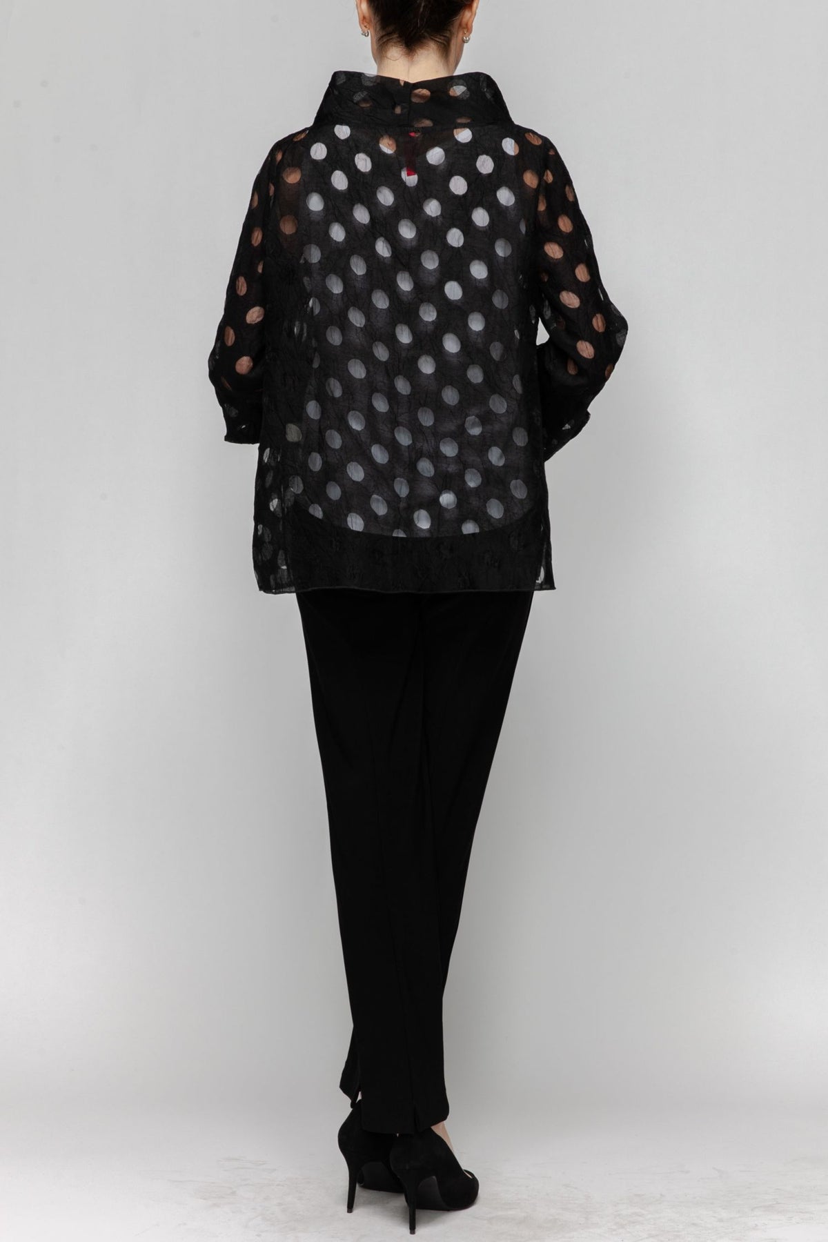 IC COLLECTION Top - 7527T - BLACK