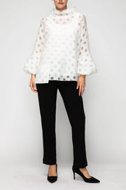 IC COLLECTION Top - 7527T - WHITE