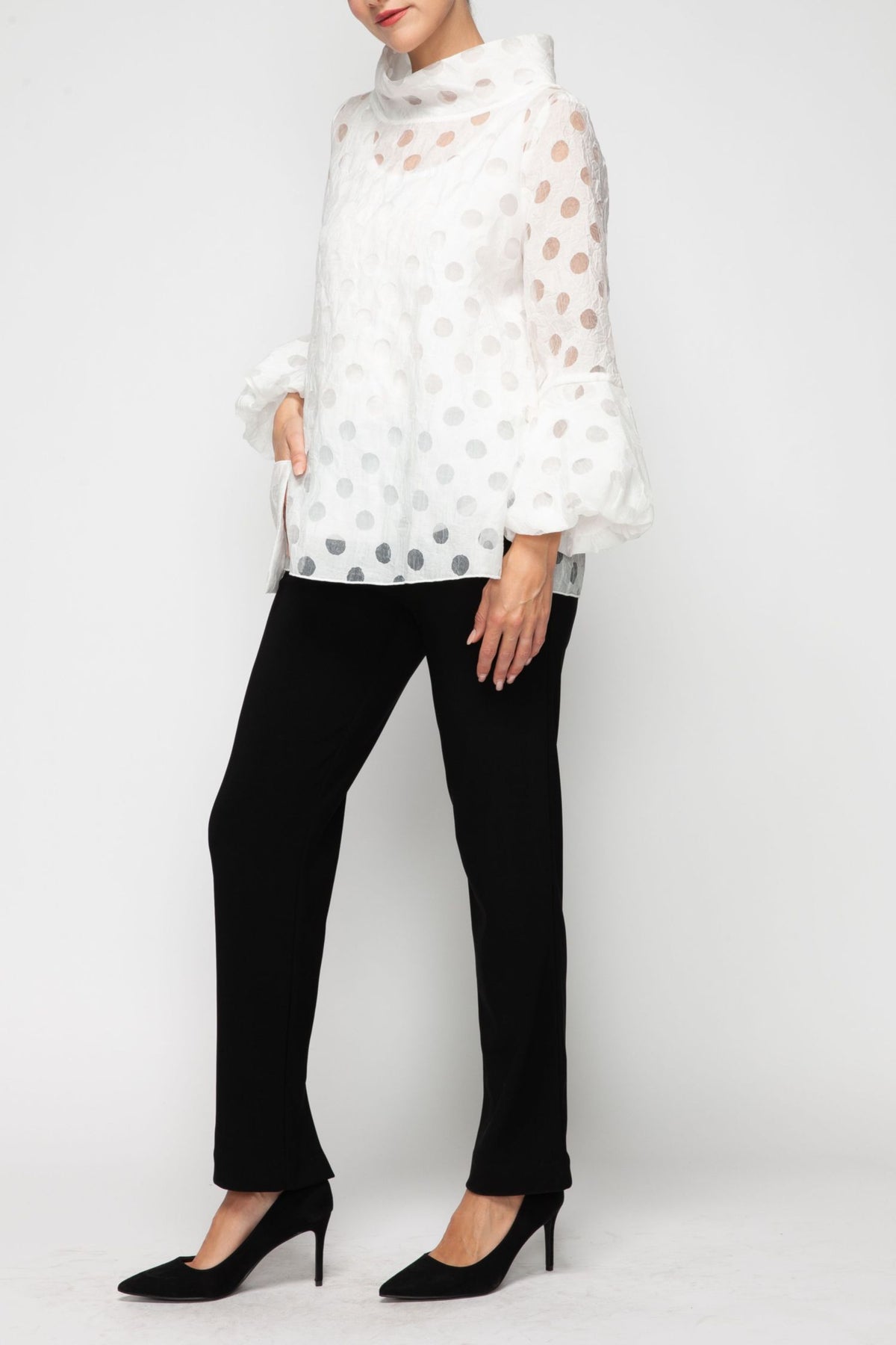 IC COLLECTION Top - 7527T - WHITE