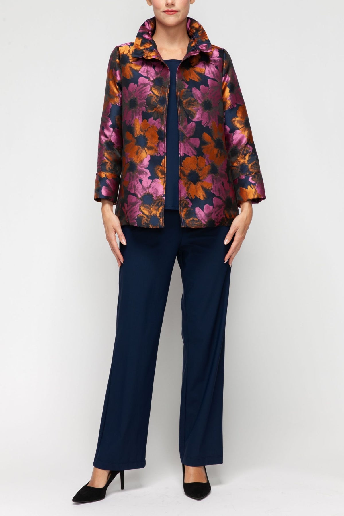 IC COLLECTION Jacket - 7541J - RUST