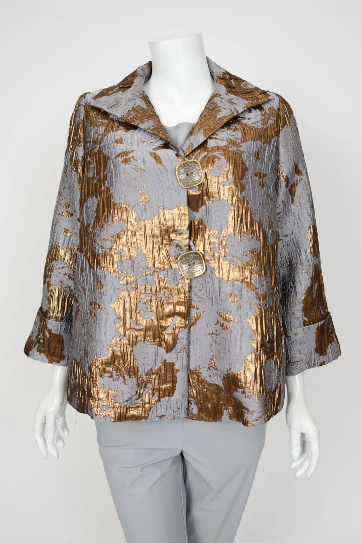 IC COLLECTION Jacket - 7537J - GRAY