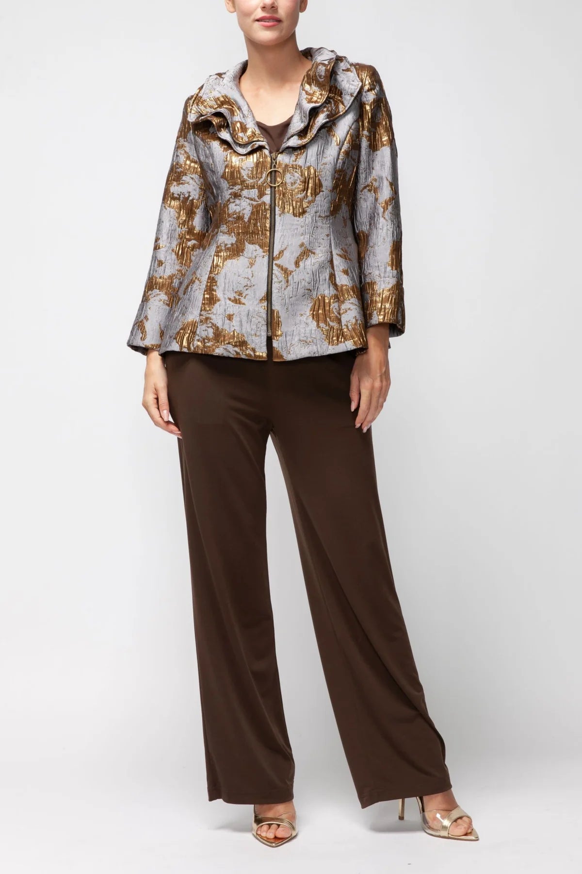 IC COLLECTION Jacket - 7543J - GRAY