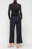IC COLLECTION Pants - 7549P - BLACK