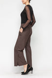 IC COLLECTION Pants - 7549P - BROWN