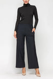 IC COLLECTION Pants - 7549P - BLACK