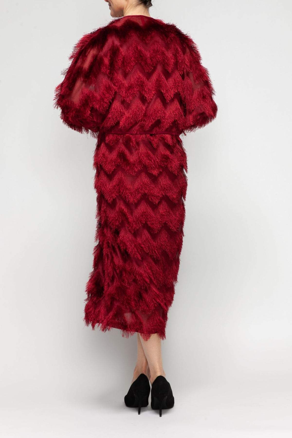 IC COLLECTION Jacket - 7550J - BURGANDY