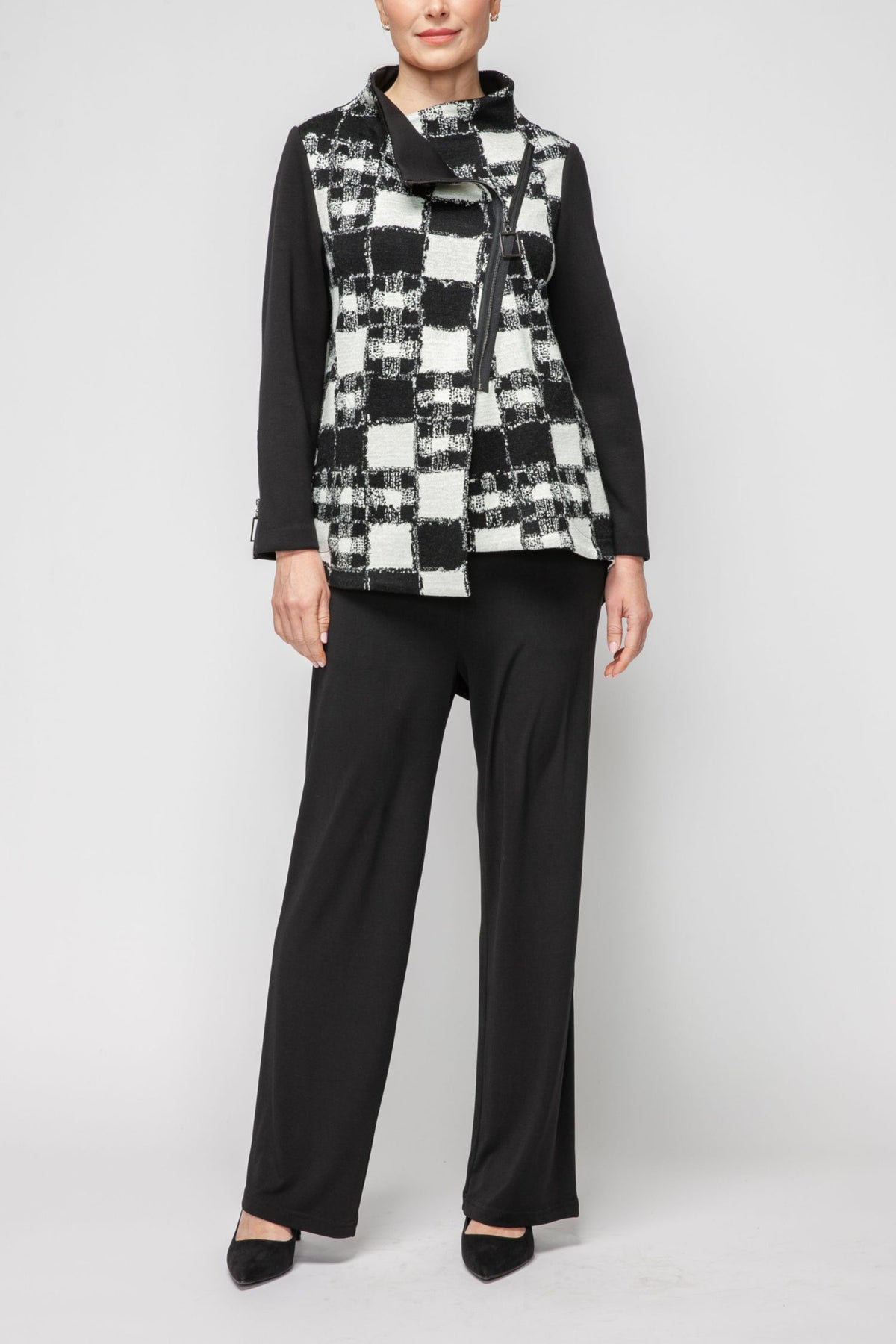 IC COLLECTION Jacket - 7556J - BLACK