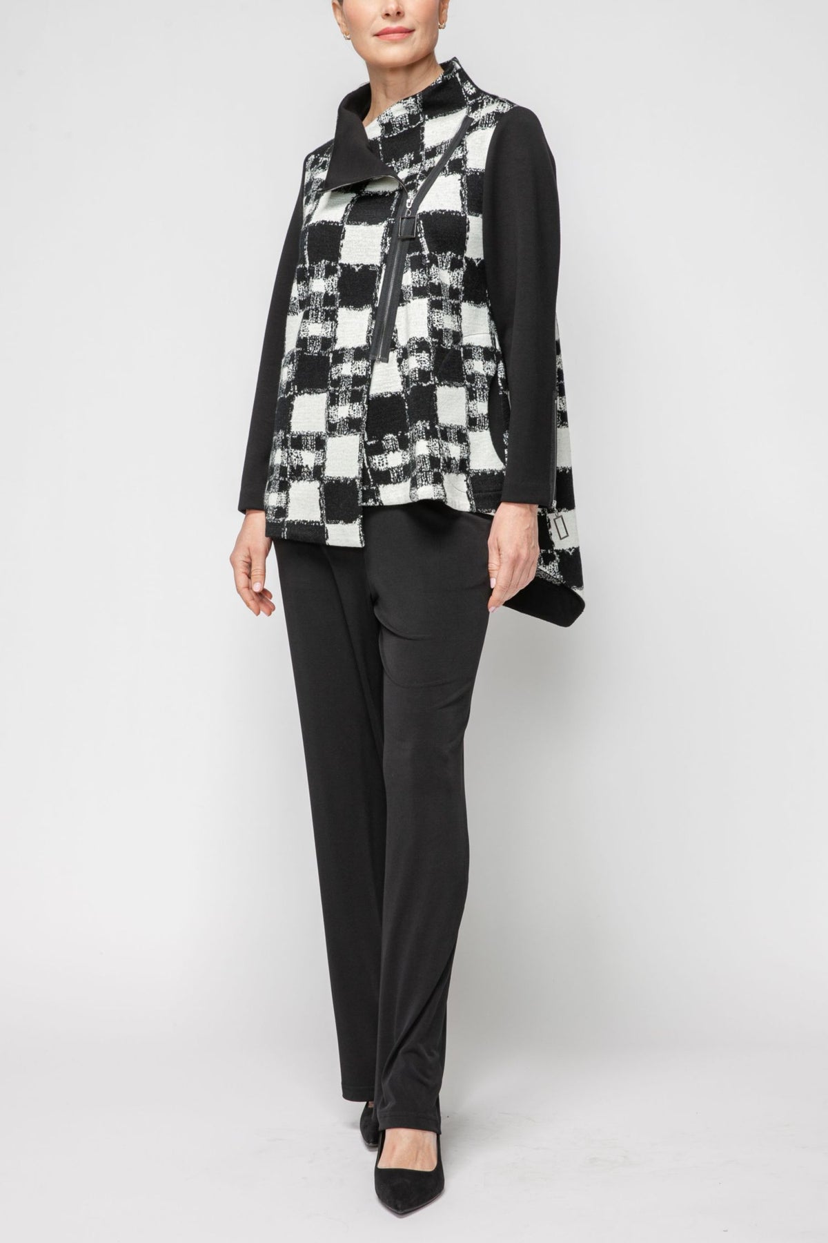 IC COLLECTION Jacket - 7556J - BLACK