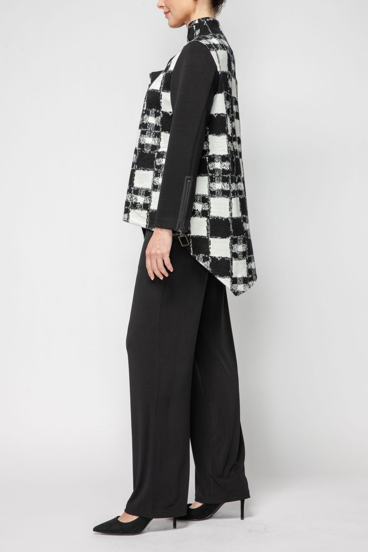 IC COLLECTION Jacket - 7556J - BLACK