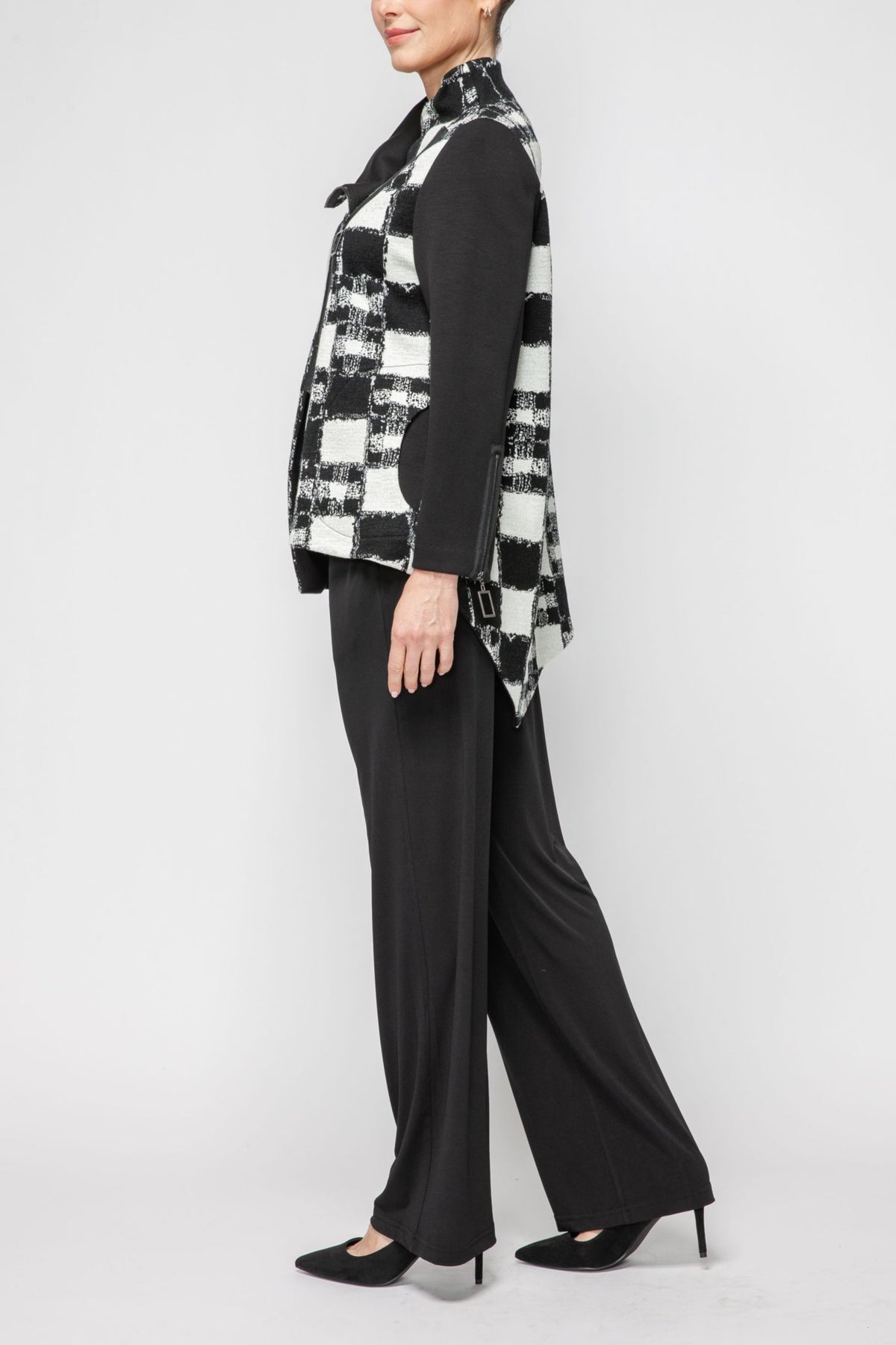 IC COLLECTION Jacket - 7556J - BLACK