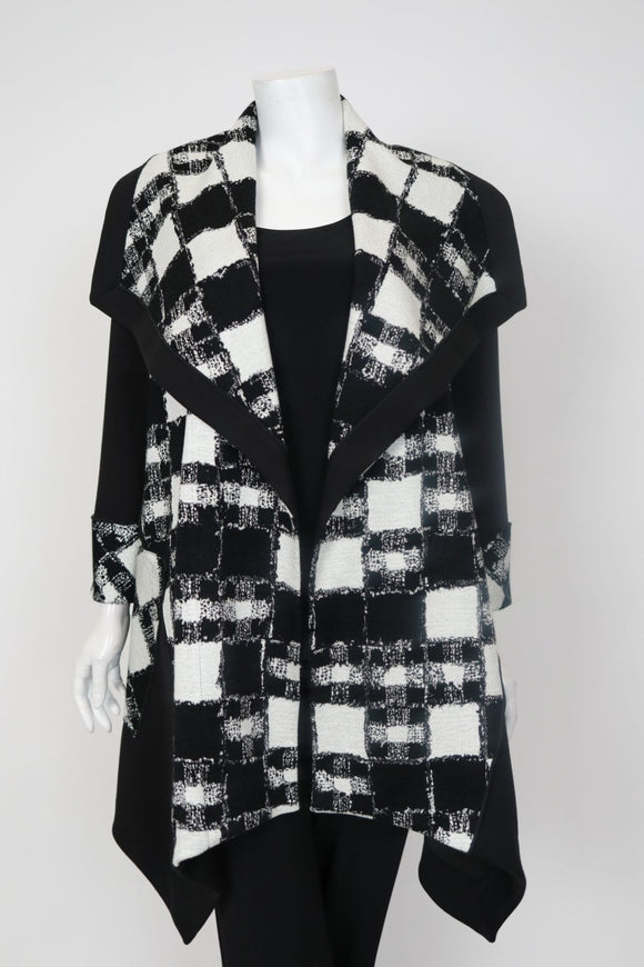 IC COLLECTION Jacket - 7558J - BLACK