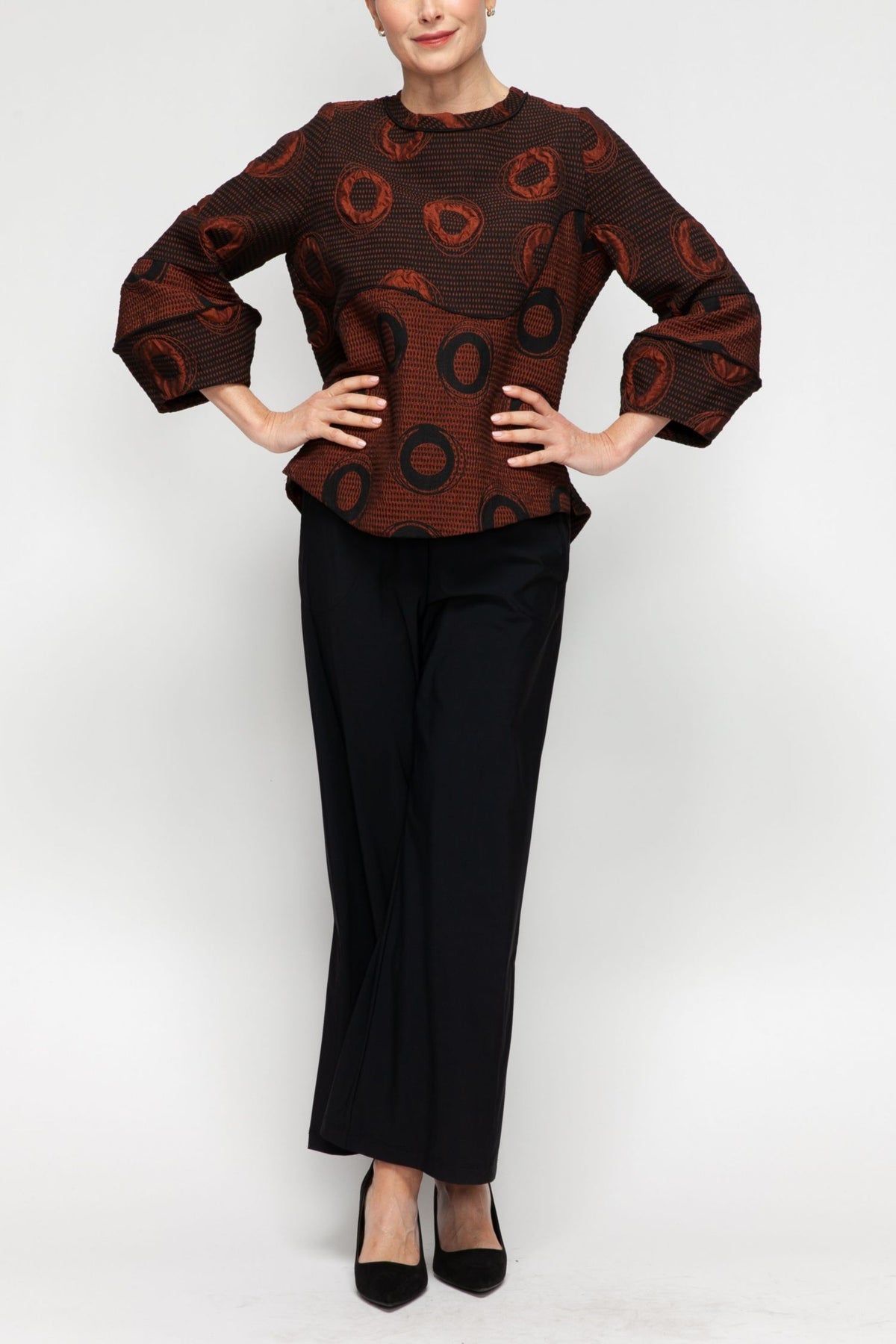 IC COLLECTION Top - 7566T - RUST