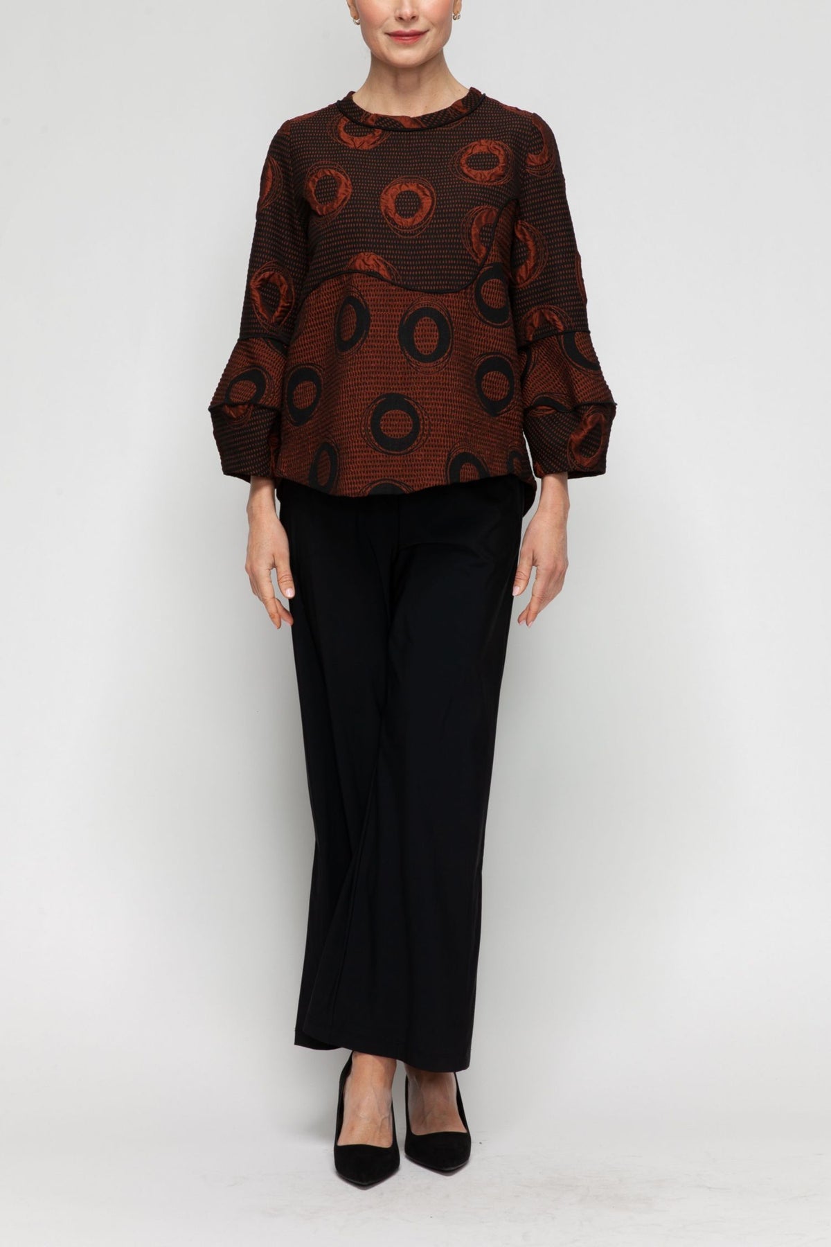 IC COLLECTION Top - 7566T - RUST